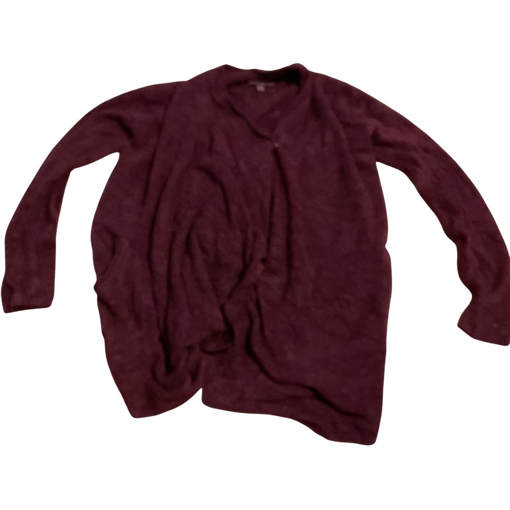 Barefoot Dreams CozyChic Lite Cardigan Duster Wrap Burgundy Size S/M